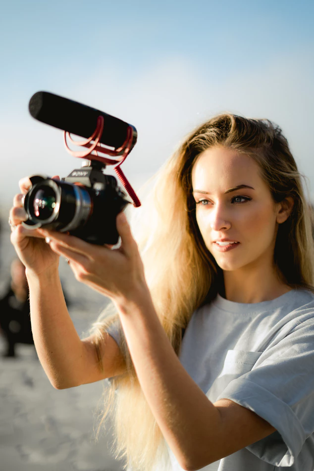 video camera girl