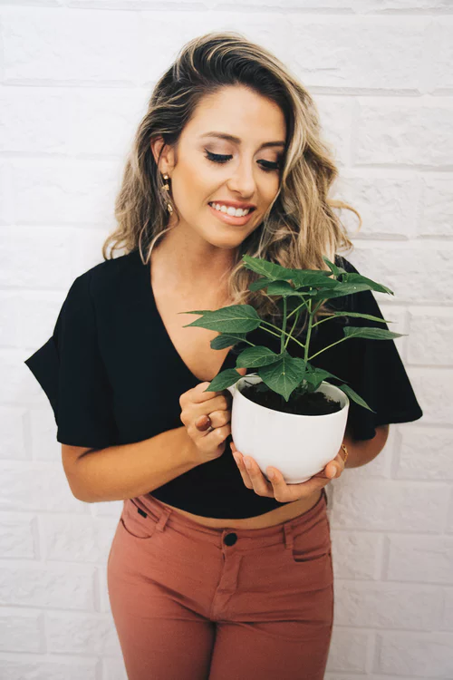 girl plant